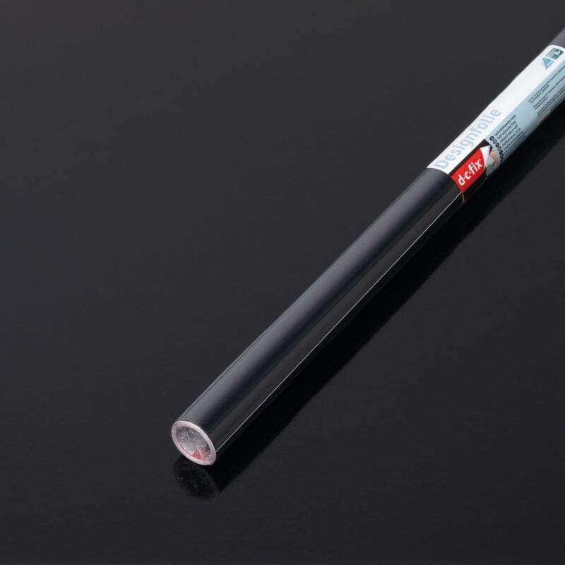 foto del prodotto plastica adesiva nero lucido dc-fix mini 45x200