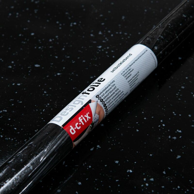 foto del prodotto plastica trasparente d c fix 45x200 granito nero
