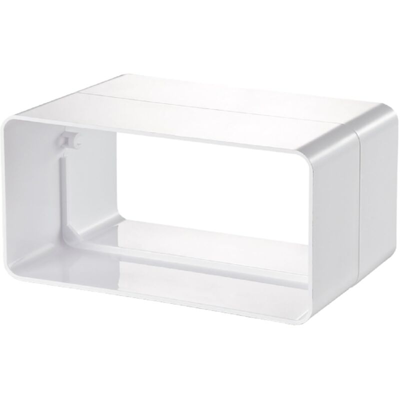 foto del prodotto plastivant, condotto di ventilazione in pvc, 90 x 220 mm, tubo di ventilazione piatto, sistema rettangolare a canale piatto, 90 x 220 mm vents