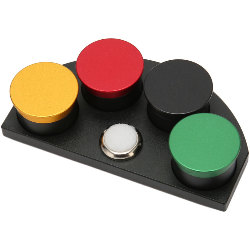 foto del prodotto plat huile pour montres avec couvercle en alliage d aluminium et c ramique, 4 plats pour horlogers, support de tasses, multicolore