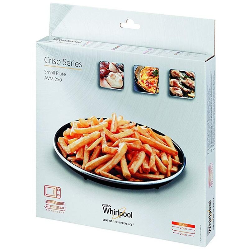 foto del prodotto plateau crisp 250 mm pour micro ondes whirlpool avm250