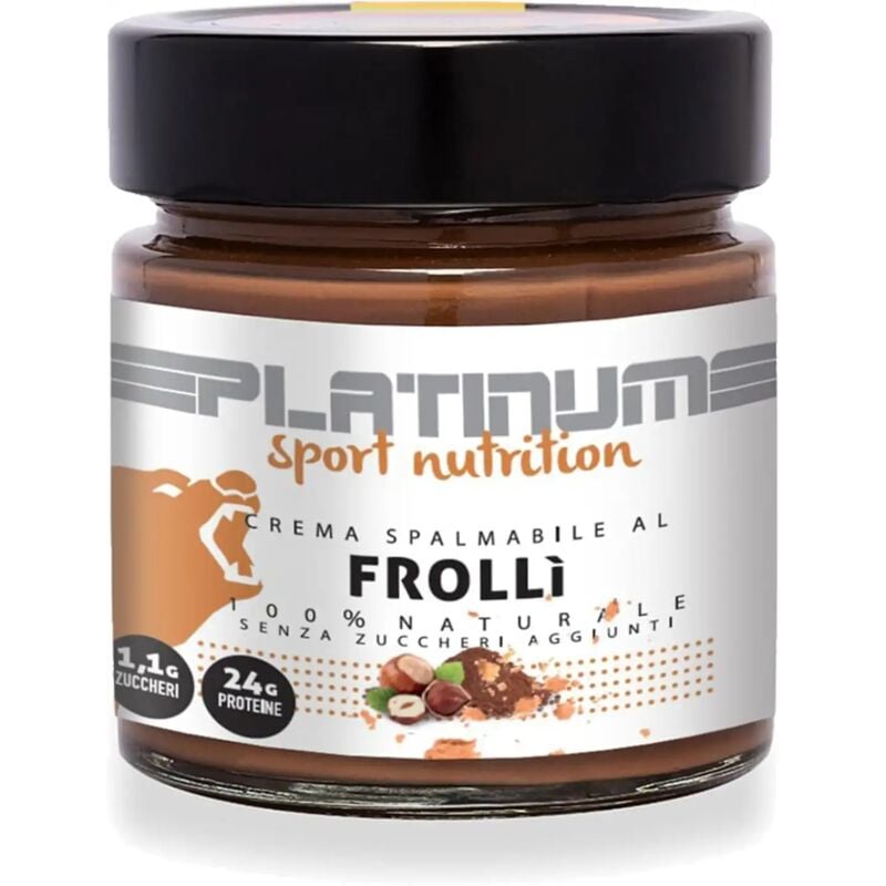 foto del prodotto platinum sport crema froll 100 naturale, senza zuccheri, vasetto 250g