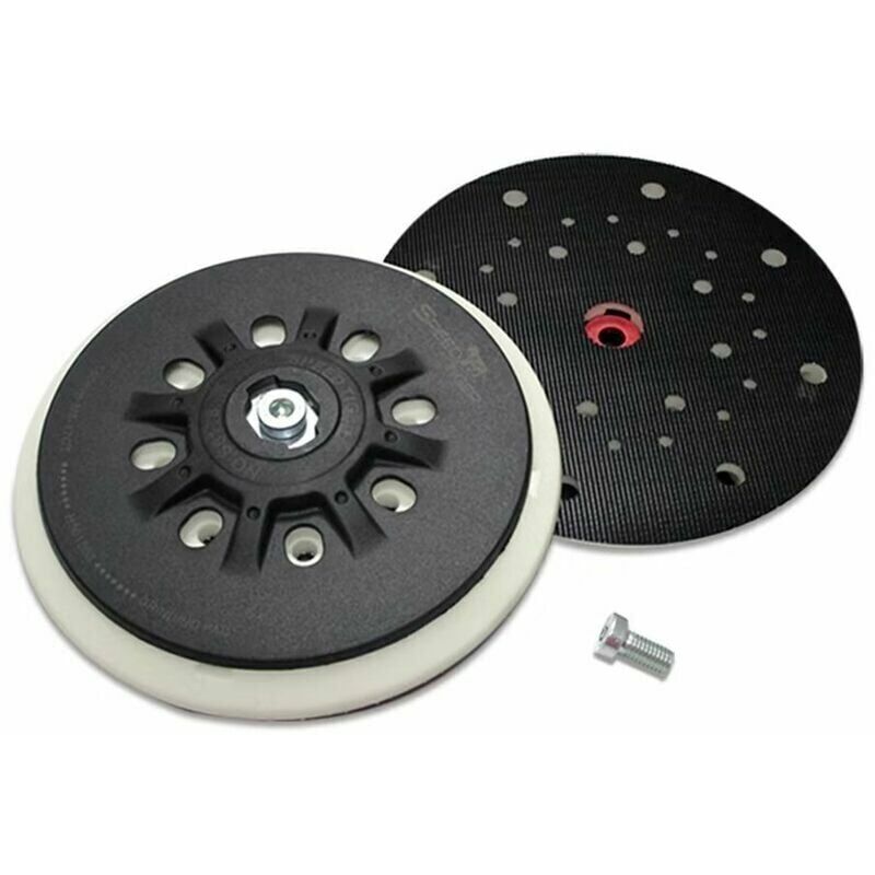 foto del prodotto platorello abrasivo da 150 mm 6 pollici a 8 fori compatibile con levigatrici orbitali bosch festool ets 150, ets ec 150, lex 150, wts 150 7 498987