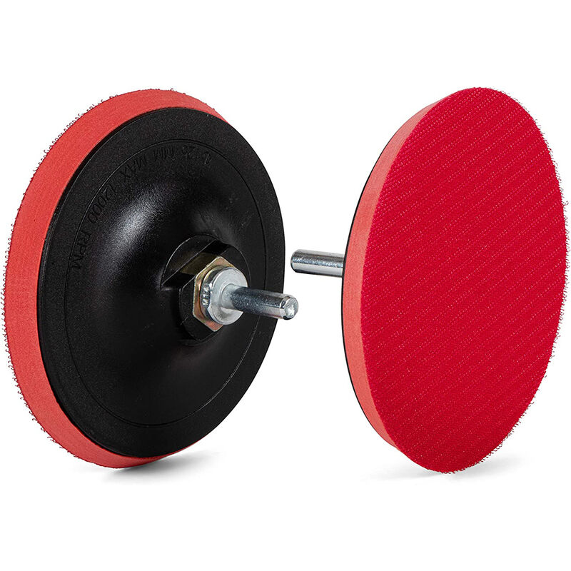 foto del prodotto platorello carta vetrata velcro 125mm trapano smerigliatrice