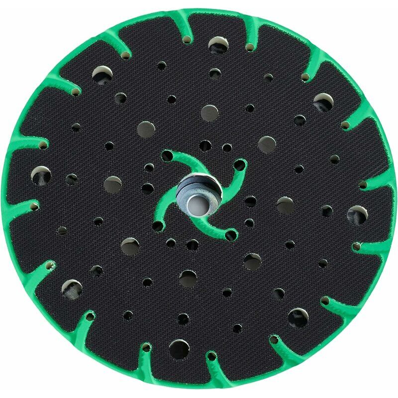 foto del prodotto platorello da 150 mm con aspirazione della polvere - filettatura di collegamento m8 - sostituzione del platorello, compatibile con levigatrice