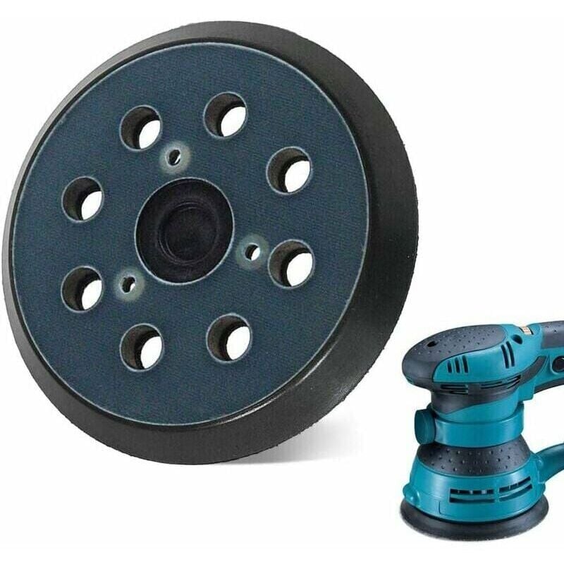 foto del prodotto platorello per makita bo5010, dischi abrasivi a 8 fori per makita bo 5010, 5030, 5031, 5041,