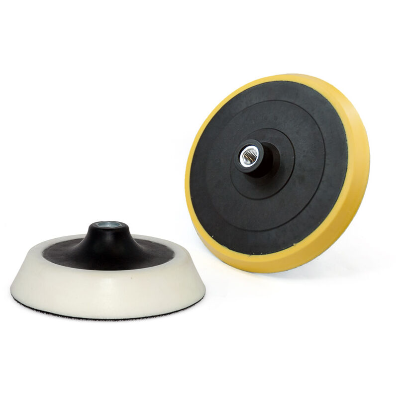 foto del prodotto plattorello in poliuretano x dischi abrasivi 125 mm m14 fervi pps125 27m14
