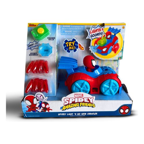 foto del prodotto playset rei toys sp100100 spidey lancia ragnatele de luxe con luci e s
