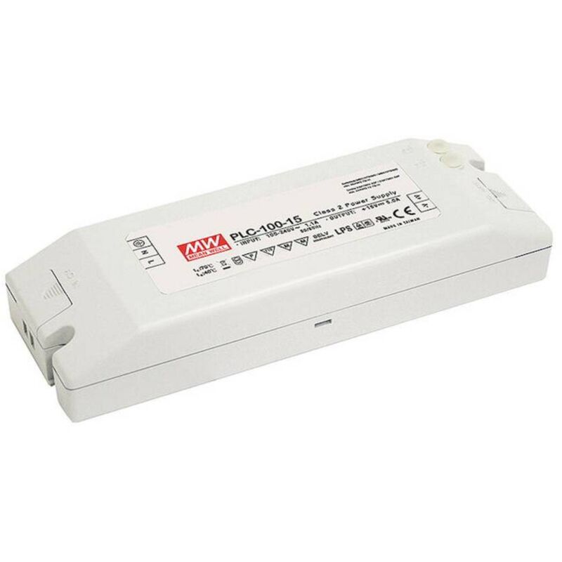 foto del prodotto plc 100 24 driver per led, trasformatore per led tensione costante, corrente costante 96 w 0 4 a 24 v dc no mean well