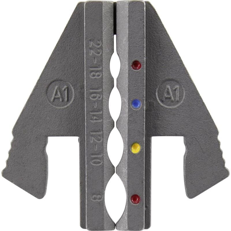 foto del prodotto ple-0a1 matrici di crimpaggio matrice di crimpaggio per giuntafilo termoretraibile adatto per marchio pinze - toolcraft