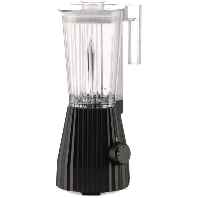 foto del prodotto pliss mdl09 b - frullatore di design con caraffa graduata, in resina termoplastica, spina europea 700w, 1,5l, nero - alessi