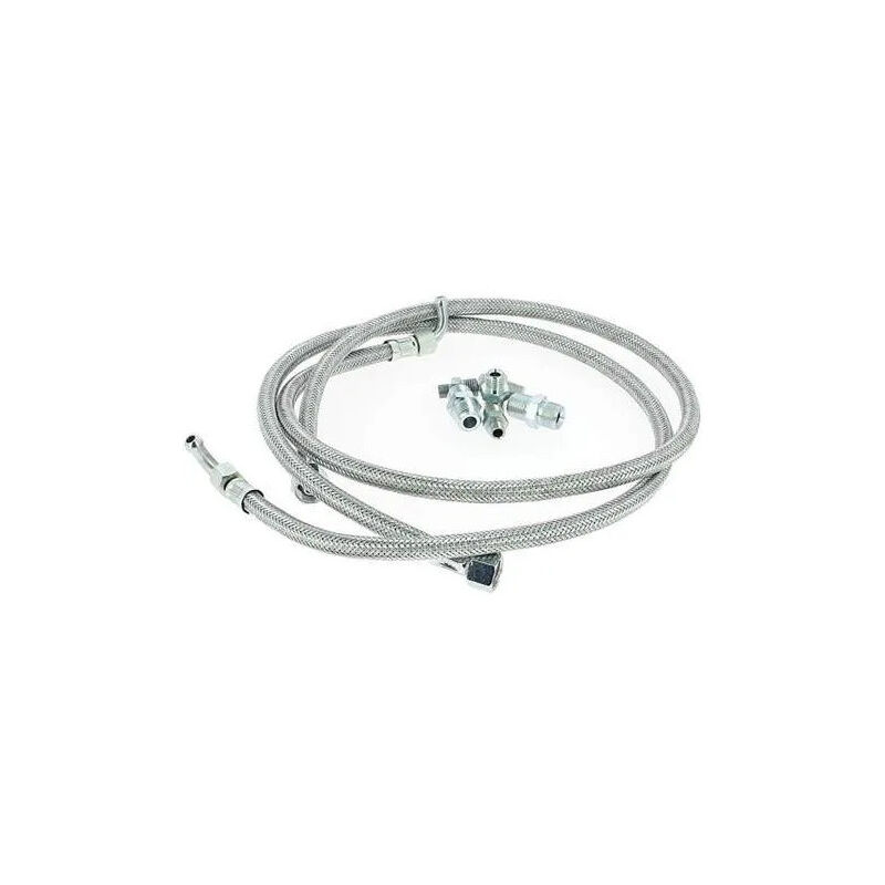 foto del prodotto plombservice set di 2 tubi dell olio universali 1 4 3 8 pi 6 raccordi