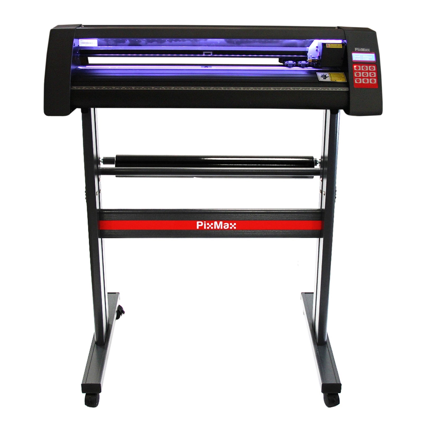 foto del prodotto plotter da taglio vinile macchina per taglio e incisione insegne etichette guida laser abbonamento 12 mesi software flexistarter led 720mm