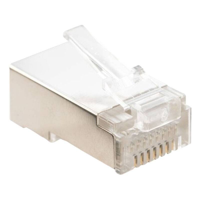 foto del prodotto plug fanton cat5e 8 8 rj45 schermato ftp 23724