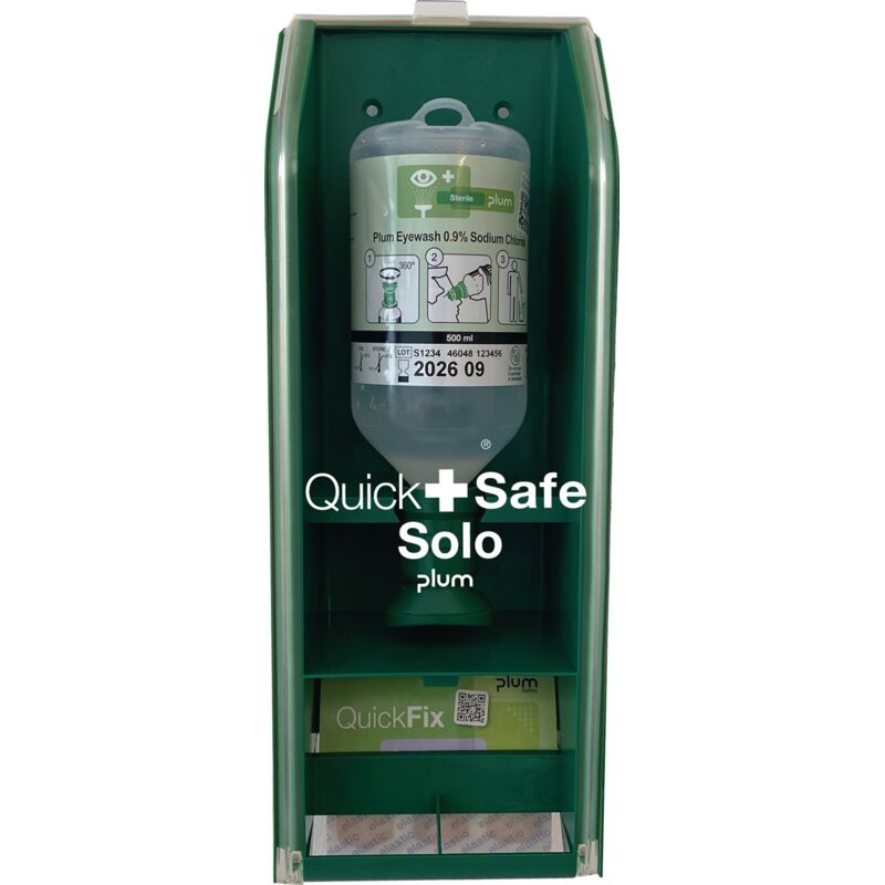 foto del prodotto plum douche oculaire quicksafe solo 0,5l recharge de pansement b140mm