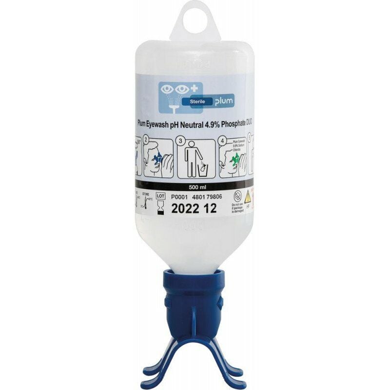 foto del prodotto plum duo bottiglia doccia oculare 500 ml ph neutro