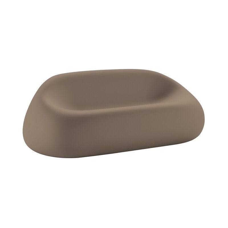 foto del prodotto plust divano gumball polietilene 165x88x66h tortora uso esterno euro3plast