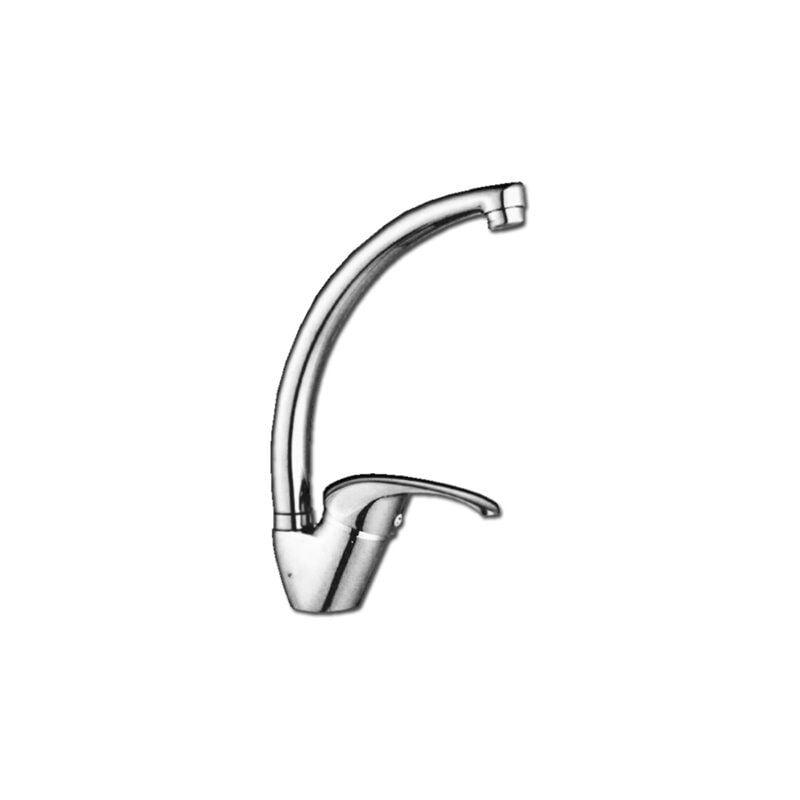 foto del prodotto pluvia capri rubinetto monocomando lavabo da piano con bocca alta 8042 8