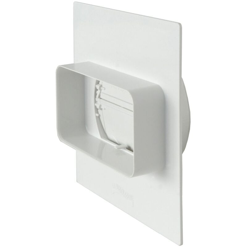 foto del prodotto pmv126b placca per passaggi a muro da tubo rettangolare a tondo, 120x60 mm 100 mm la ventilazione