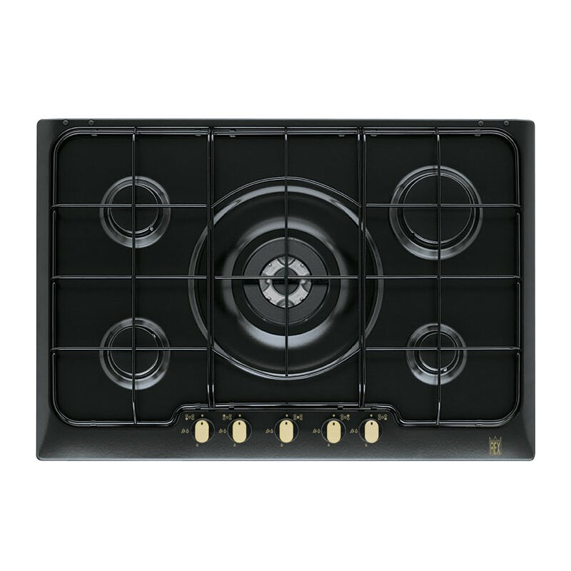 foto del prodotto pn750ruv. colore del prodotto: nero, posizionamento dell'apparecchio: da incasso, dimensione della larghezza del piano cottura: 74.5 cm. tipo di controllo: manopola, posizione di control... - electrolux