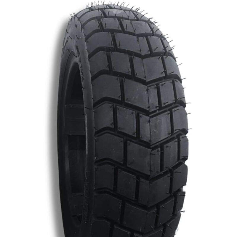 foto del prodotto pneumatico 100 90 10 compatibile per ape 50 moto scooter tassellato rinforzato 8pr gomma 61l copertone tubeless