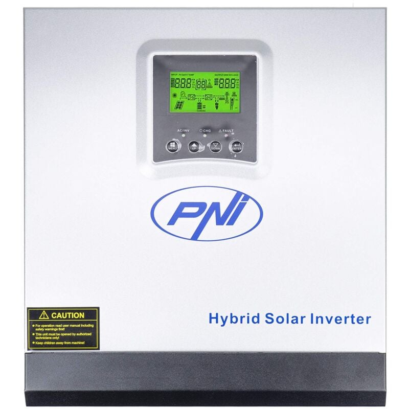 foto del prodotto pni inverter solare greenhouse sc1800c pro 3kw 13a 3000va, 24v, mppt 60a, off grid pure sinusoidale ibrido