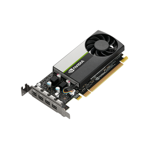 foto del prodotto pny vga t1000 8gb 6gddr6, pci e x16, 4 mini dp, 4x mdp to dp adapter, low profile
