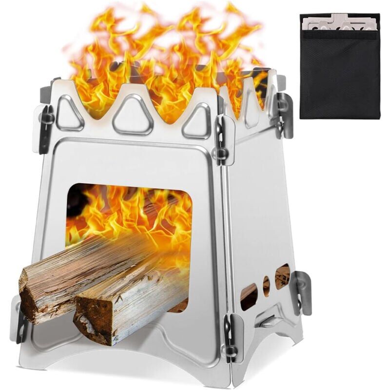 foto del prodotto po le bois po le bois mini po le de camping pliable hobo po le pique nique barbecue camping randonn e 169.8 12.5 cm