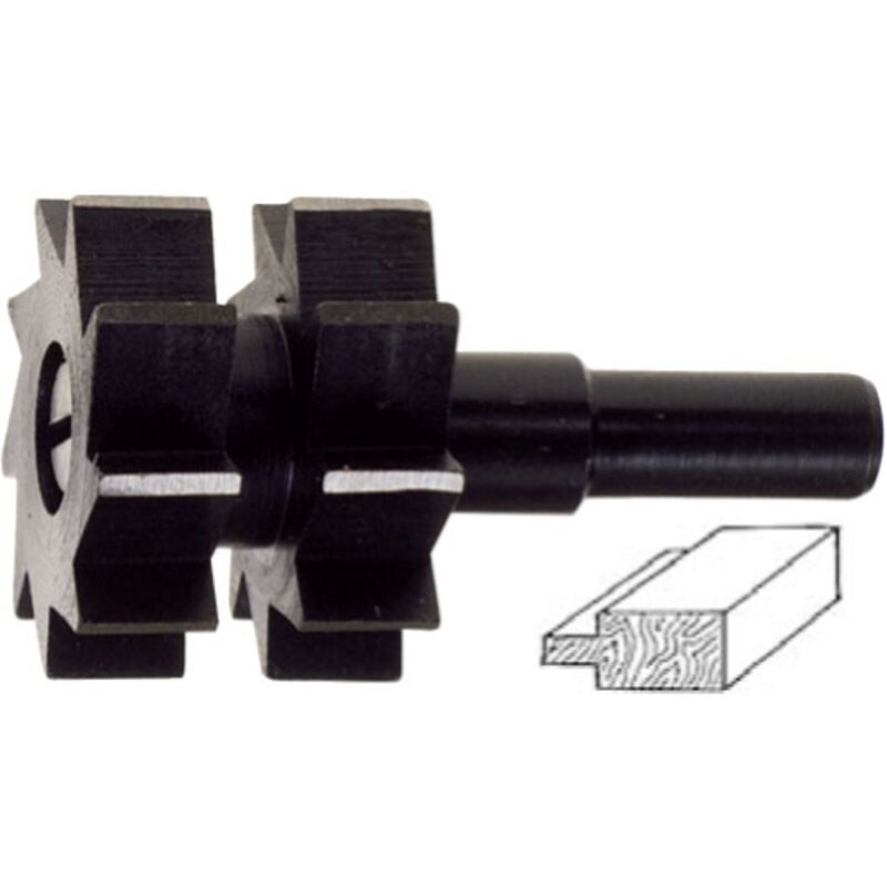 foto del prodotto poggi 367.00 fresa sagomata per legno 30x22 mm doppia battuta incastri