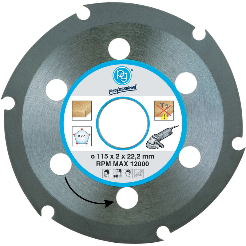 foto del prodotto poggi 419.90 disco per legno d 115x2 mm foro 22,2