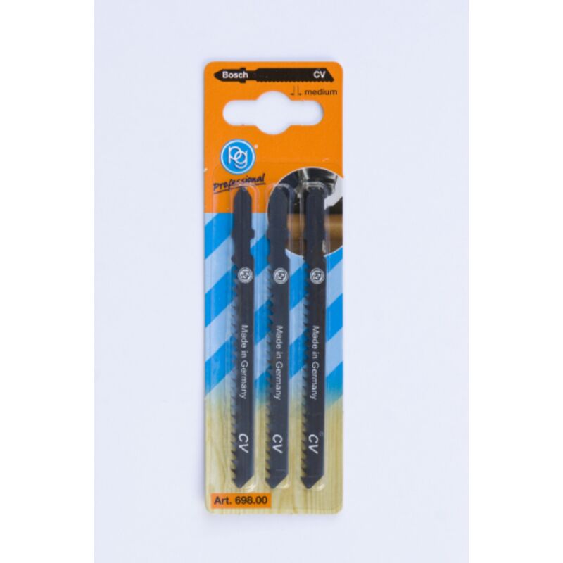 foto del prodotto poggi 698.00 3 lame per seghetto alternativo per legno denti medi 65 mm