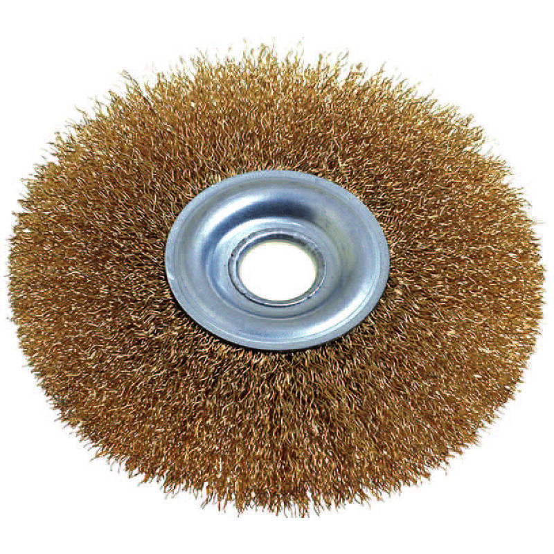 foto del prodotto poggi spazzola a disco circolare con foro mm.100 foro mm.13 pg 486.00