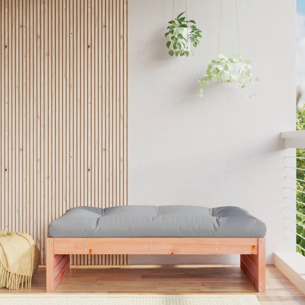 foto del prodotto poggiapiedi da giardino 120x80 cm in legno massello di douglascod mxl 84858