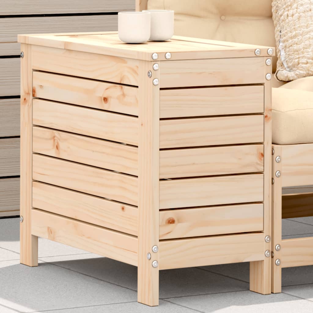 foto del prodotto poggiapiedi da giardino 62x31,5x52 cm legno massello di pinocod mxl 115393