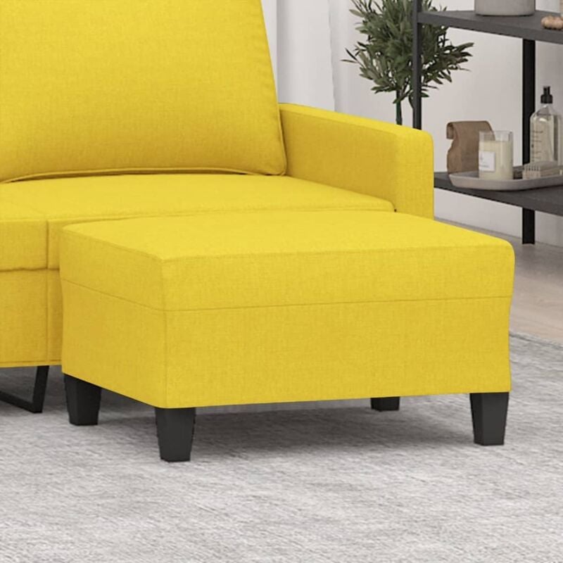 foto del prodotto poggiapiedi giallo chiaro 70x55x41 cm in tessutocod mxl 102553
