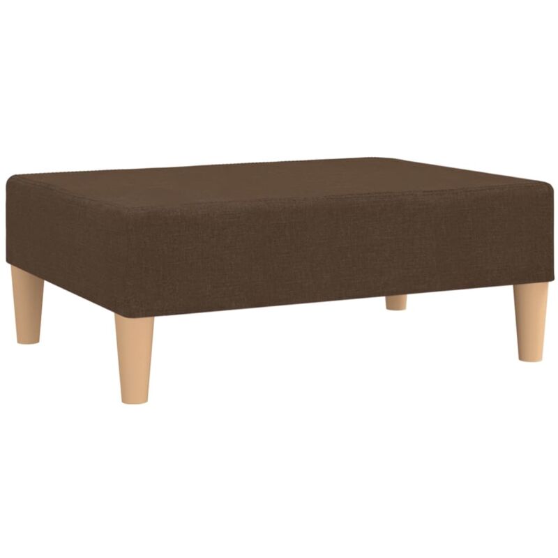 foto del prodotto poggiapiedi marrone 78x56x32 cm in tessuto vidaxl