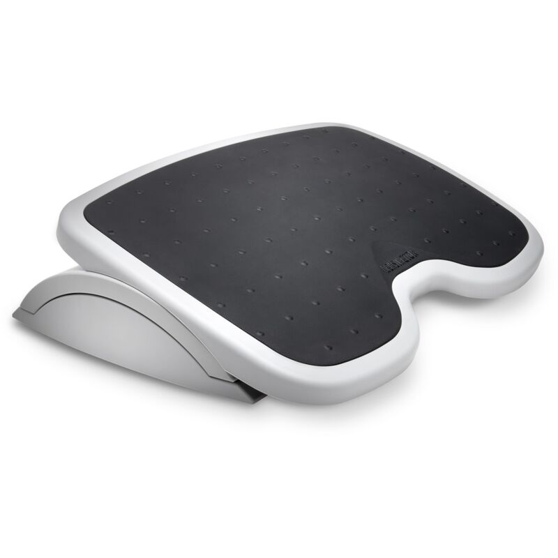 foto del prodotto poggiapiedi solemate, ergonomico e regolabile, con memory foam, per migliorare la postura e mitigare i dolori legati a sciatica e problemi