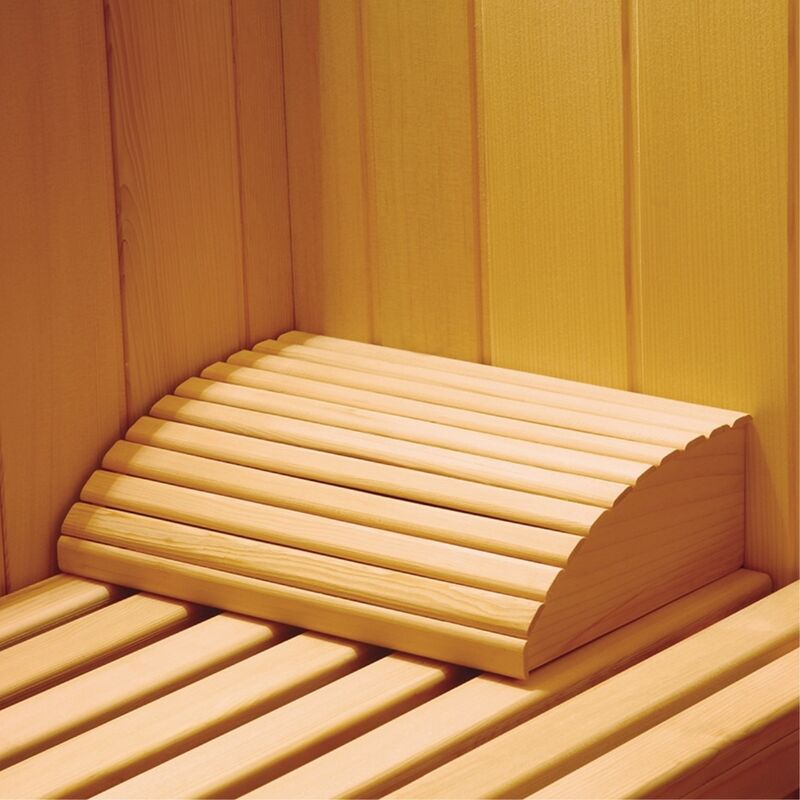 foto del prodotto poggiatesta 30 x 20,5 x 75cm france sauna per sauna comodo poggiatesta ergonomico in legno sauna sn ac tetete