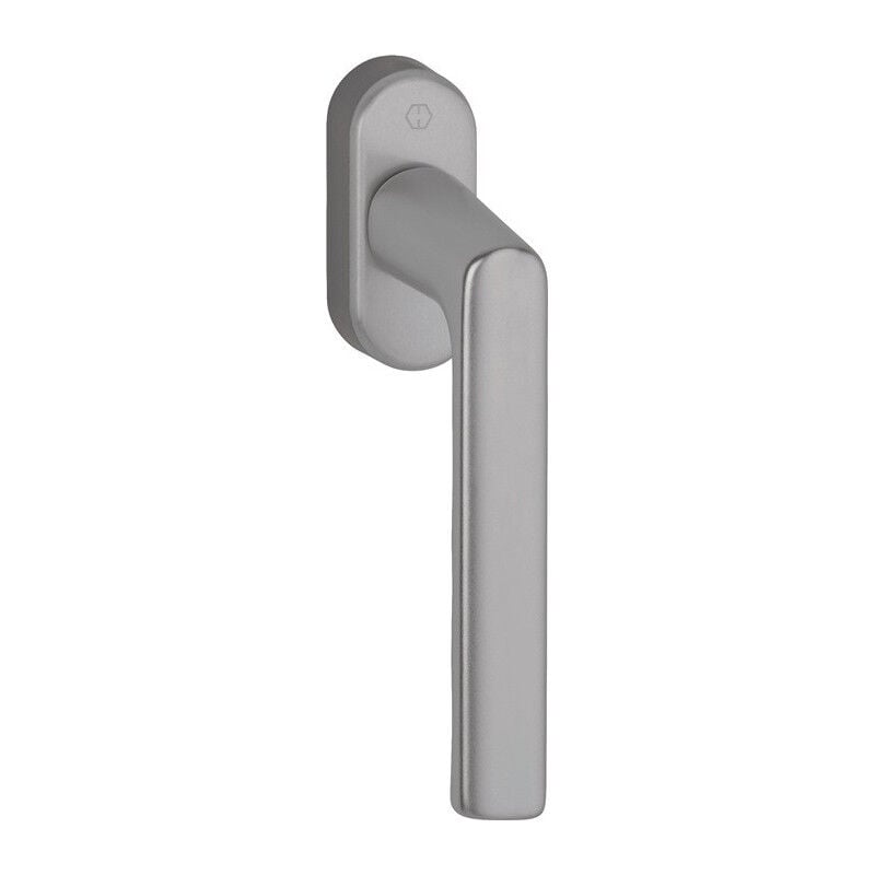 foto del prodotto poign e de fen tre hamburg 0700l u26 alu.f9 alu.couleur acier 32 42mm stand. hoppe