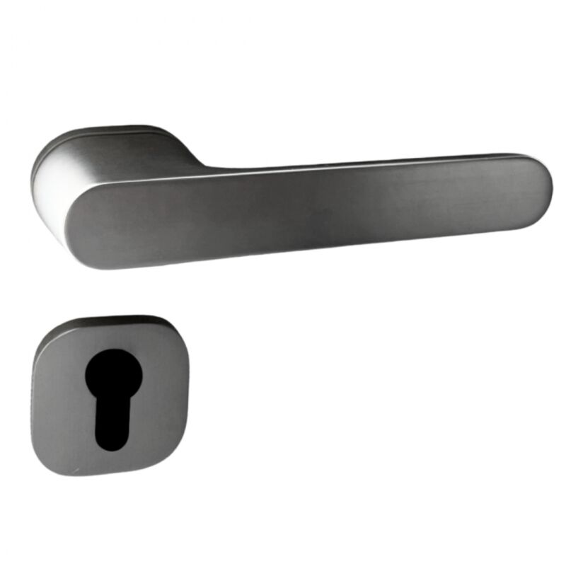 foto del prodotto poign es de porte sur rosace oblongue canon de fusil gris anthracite mod le marina