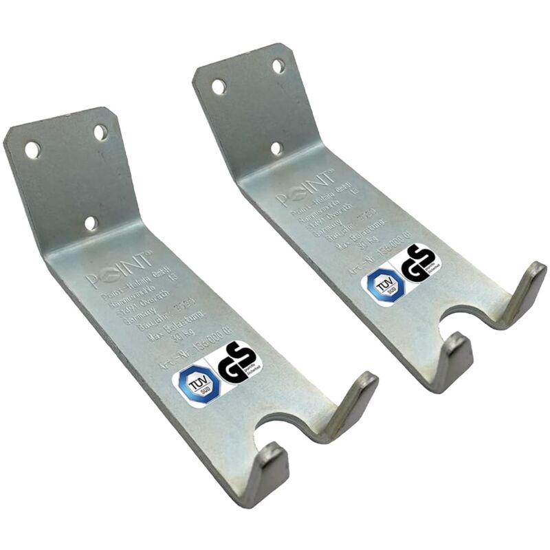 foto del prodotto point 13600021 supporto da parete per bicicletta, argento