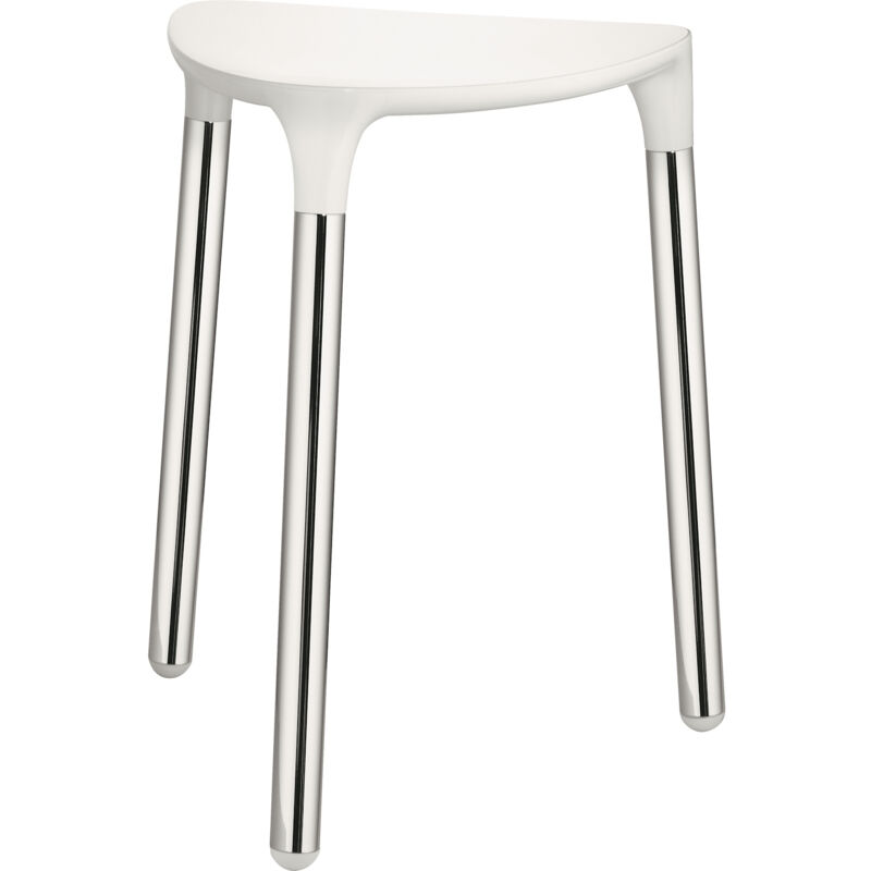 foto del prodotto poker sgabello bianco codice prod b99880 bi colombo design
