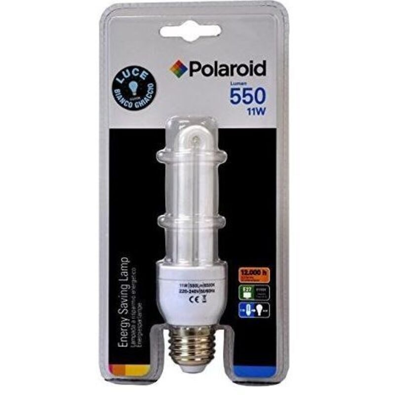 foto del prodotto polaroid lampada bc e27 2u 11w-550lm 46w 6500k