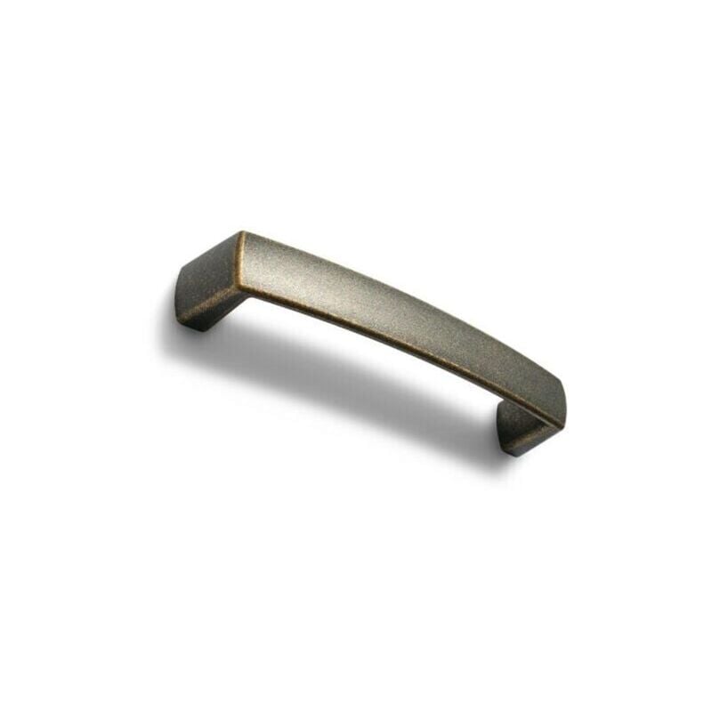 foto del prodotto polideas maniglia dalle linee morbide effetto bronzo 140x20x28mm 389b round b