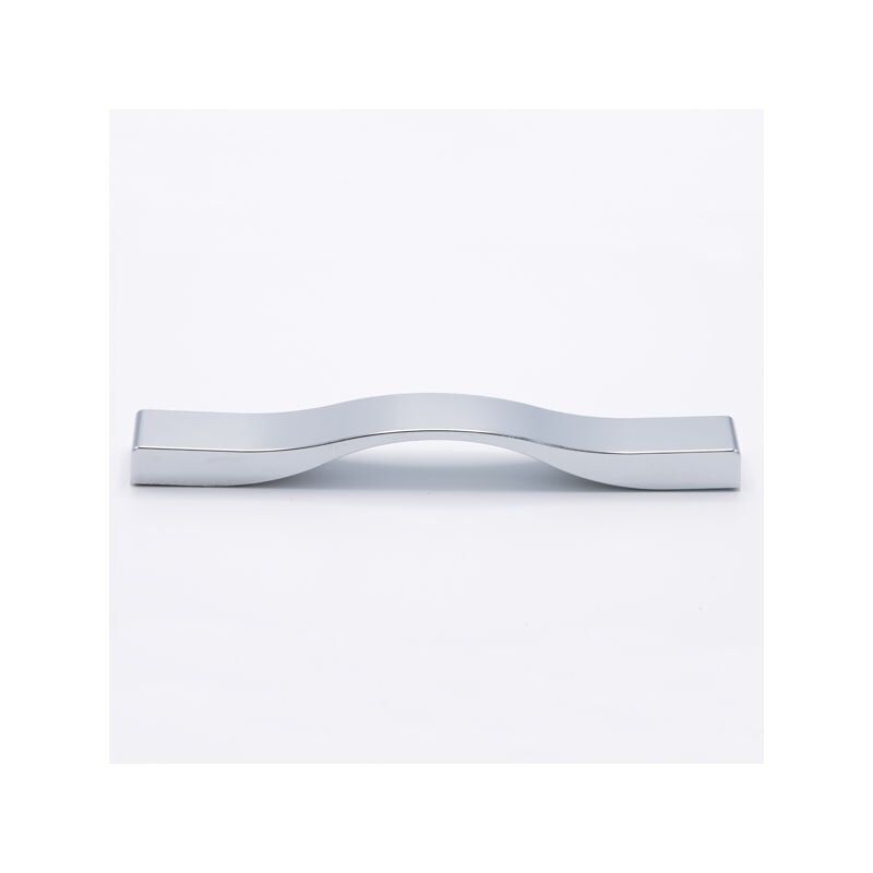 foto del prodotto polideas maniglia ondulata effetto cromato lucido 200x22x26mm 329 bow