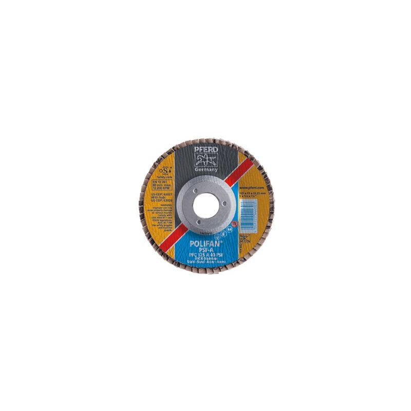 foto del prodotto polifan disco 115 mm 22 mm grana 60 67706115 pferd