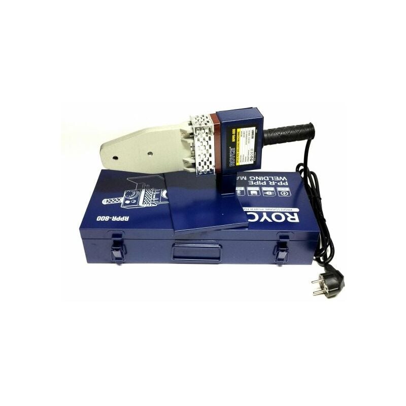 foto del prodotto polifusore da 800 watt saldatore per tubi polipropilene con 6 matrici 240 300 