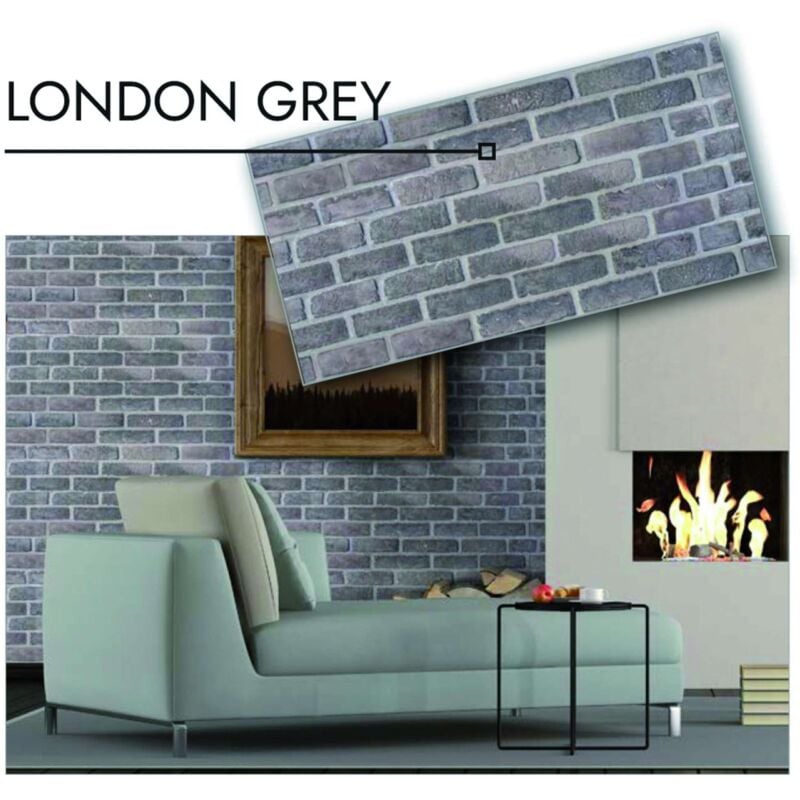 foto del prodotto polimark - lastra in polipropilene a stampa serigrafica effetto london grey