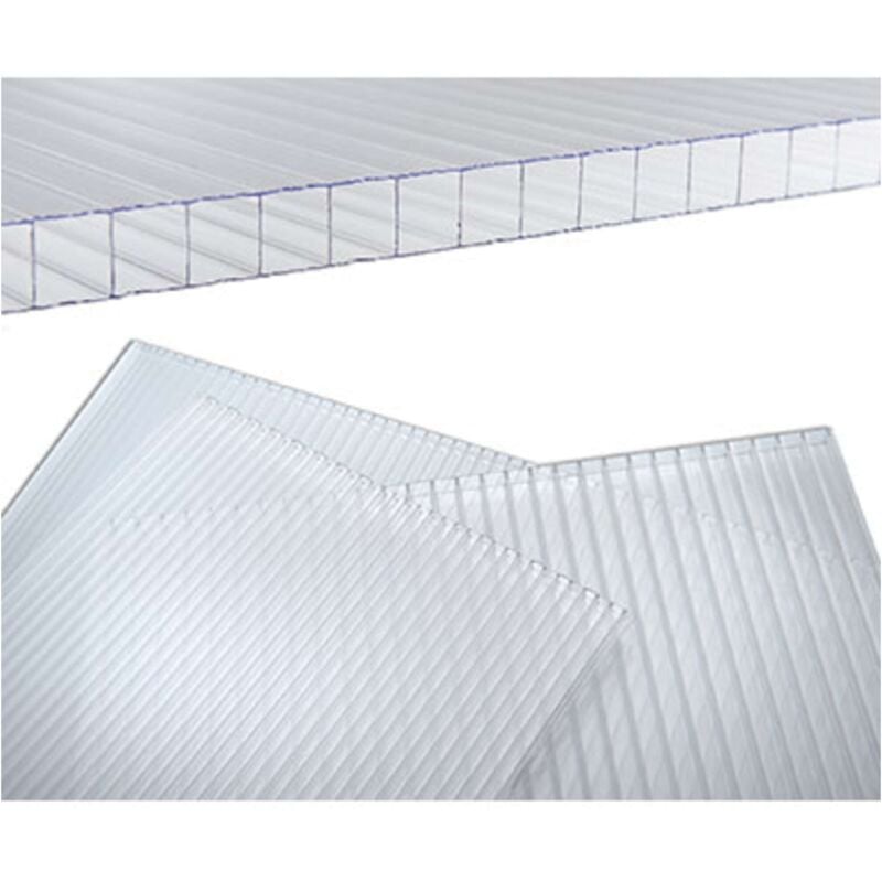 foto del prodotto polimark lastra policarbonato alveolare 98 x 200 x 0,6 cm