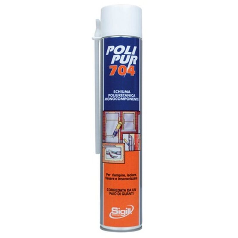 foto del prodotto polipur 704 schiuma poliuretanica monocomponente autoespandente 700ml